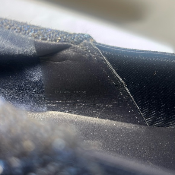 Vince Warren Slip-On Platform Blue Textile Tweed Marled Shoes Women’s Size 8M - Picture 10 of 16